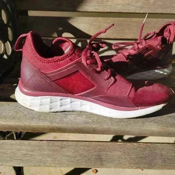 U.S. Polo Assn. Jace-I Oxford Maroon/White Size 7 Womens - Picture 4 of 12